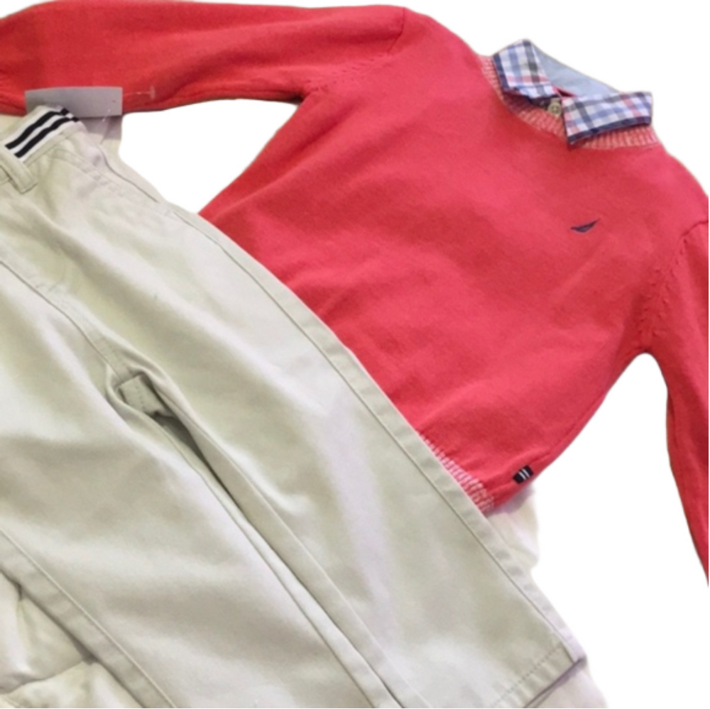Nautica (24 m) 3 piece set boys NWT orange/blue red